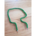 7 -8mm Real Jade Necklace with a FREE set of pearl earings - Very Beautiful and Heavy