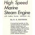 High Speed Marine Steam Engine  A A Rayman