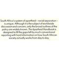 The apartheid Handbook - a Guide to South Everyday Racial Policies - Roger Omond