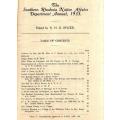 Nada No 11  --  1933  --  The Southern Rhodesia Native Affairsdept : Annual