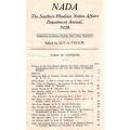Nada No 6 --  1928  --  The Southern Rhodesia Native Affairsdept : Annual