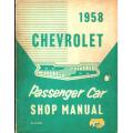 1958 Chevrolet Passenger Car Shop Manual
