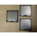 Intel Quad Processor Q9400, plus Q9500, plus Q8300 ( 3 procs)
