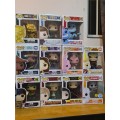 Funko pop collection - 19 pops - Disney/Marvel/Video games - some in box some out