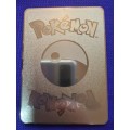 Pokemon - Custom Gold Metal Card - Rainbow Charizard Vmax