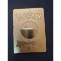 Pokemon - Custom Gold Metal Card - Shiny Charizard GX
