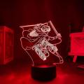 LED Acrylic Lamp - Attack On Titan - Levi Ackerman