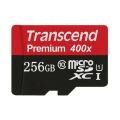 Transcend 256GB MicroSD SD/TF Card Class10 Flash Memory + Adapter Reader +SD Card Reader