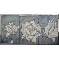 Floral Canvas Wall Art Set of 3 (60x90cm ea)