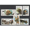 THEMATICS-DOGS,CUBA AND VIETNAM-3 assorted sets ON 2 STOCK CARDS-FINE UM