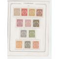 TRANSVAAL/ZAR-BOOK "TIMBRES DU TRANSVAAL"-WITH COMPLETE SETS TO 5 POUNDS-FINE MM