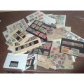 GENUINE GLORY LOT TO CLEAR-STOCK CARDS WITH STAMPS.,PACKETS ,HALF-PAGES,-MOSTLY FINE,SEE PHOTOS