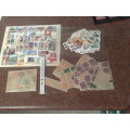 GENUINE GLORY LOT TO CLEAR-STOCK CARDS WITH STAMPS.,PACKETS ,HALF-PAGES,-MOSTLY FINE,SEE PHOTOS