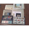 NICE CLEARANCE LOT(NO. 1)--25 CARDS WITH FINE UM SETS ,BLOCKS,CONTROLS,MINISHEETS-HIGH RESALE,CV