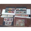 NICE CLEARANCE LOT( NO 2)-25 CARDS WITH UM/USED SETS ,BLOCKS,CONTROLS,MINISHEETS-HIGH RESALE,CV