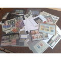 NICE JOBLOT TO CLEAR-56 ASSORTED CARDS AND PACKETS-SOME NICE SETS ,MOST UM,SOM USED-GOOD VALUE
