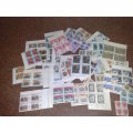 ITALY-50 ASSORTED BLOCKS OF FOUR-FINE UM,GOOD FACE AND CV LOT