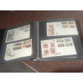 SWA & NAMIBIA-GOOD CONDITION FDC ALBUM WITH 125 PLUS FDC-LOOKS CLEAN LOT