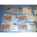 10 PM CLOSING-SA AIRWAYS-25 ASSORTED NUMBERED FDC-SOME BETTER ONES INCLUDED-BARGAIN