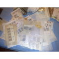 BARGAIN CLEARANCE LOT-CONTROL BLOCKS.LOOSE STAMPS,FDC,MINISHEETS,MAXICARDS ETC-GOOD VALUE ASSORTMENT