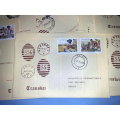 TRANSKEI-40 X SPECIAL ISSUE COVERS-ALL WITH VARIOUS POSTMARKS,DATE STAMPS OF POST OFFICES