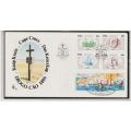 SWA- DIAZ-CAPE OF GOOD HOPE 500TH ANN-FDC 52-RUBBER STAMP ,SIGNED BY CAPTAIN,EXTRA STAMPS ON FDC