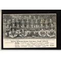 SOUTH AFRICAN RUGBY TEAM 1912-13-PHOTO POSTCARD-MINT UNUSED,EXCELLENT CONDITION