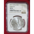 2021 Silver 1 Oz Krugerrand MS69 Graded by NGC