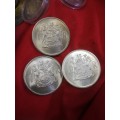 1969 unc (proof.?) R1 silver coin ×3 R135 each