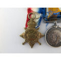 WW1 Trio, W.Hastings, Pte on Star, Cpl on BWM and Vic