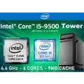 !! 9TH GEN 4.4GHZ, 6-CORE GAMING i5-9500 TOWER !!