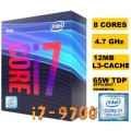 !! INTEL CORE i7-9700 4.7GHZ, 8-CORE GAMING TOWER !!