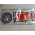 SOLID SILVER AFRICA SERVICE MEDAL
