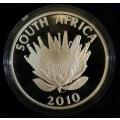 ***2010 - SA SILVER PROOF R1  - PROTEA SERIES - NADINE GORDIMER - IN BOX WITH COA AS ISSUED  ***