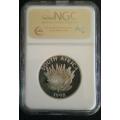 ***1998  - SA SILVER PROOF R1  - PROTEA SERIES - PUZZLE - NGC GRADED PF67  **