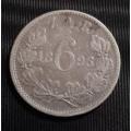 1896 - ZAR 6 PENCE - AS PER IMAGES