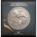 *** 2012 - SA UNCIRCULATED COIN SET - WITH COMMEMORATIVE 5 CENT MEDALLION ***