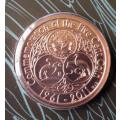 *** 2012 - SA UNCIRCULATED COIN SET - WITH COMMEMORATIVE 5 CENT MEDALLION ***