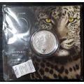 *** 2020 - SA BIG FIVE LEOPARD - ONE OUNCE FINE SILVER - SEALED AS FROM SA MINT ***