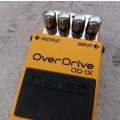 Boss OD-1X Overdrive Guitar Pedal - Silver Screw Reissue