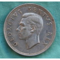 1652-1952 CROWN 5 SHILLINGS COIN FROM SOUTH AFRICA