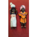 2 x Vintage Plastic Miniature Dolls (Mint Condition)