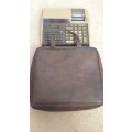 Vintage Hewlett Packard Electronic Calculator (Original Leather Carry Bag Included)