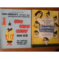 2 x 1960's Tom Arnold Souvenir Programme's - Chu Chin Chow on Ice / Snow White @ The 7 Dwarfs