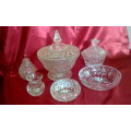 West German Lead Crystal  Dressing Table Set (ABSOLUTE MINT CONDITION)