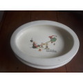 Vintage Royal Doulton Ceramic Childrens Porridge Bowl