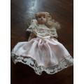 Small Articulated Art Deco Porcelain Doll