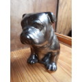 Golden Ceramic Glazed Bulldog