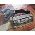 Vintage 3 Bar Electric Heater With Lighting