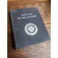 St Johns Ambulance Association Circa 1939 39th Edition First Aid To The Injured